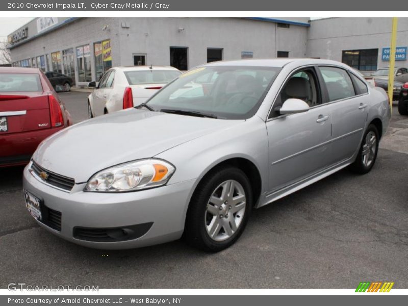Cyber Gray Metallic / Gray 2010 Chevrolet Impala LT