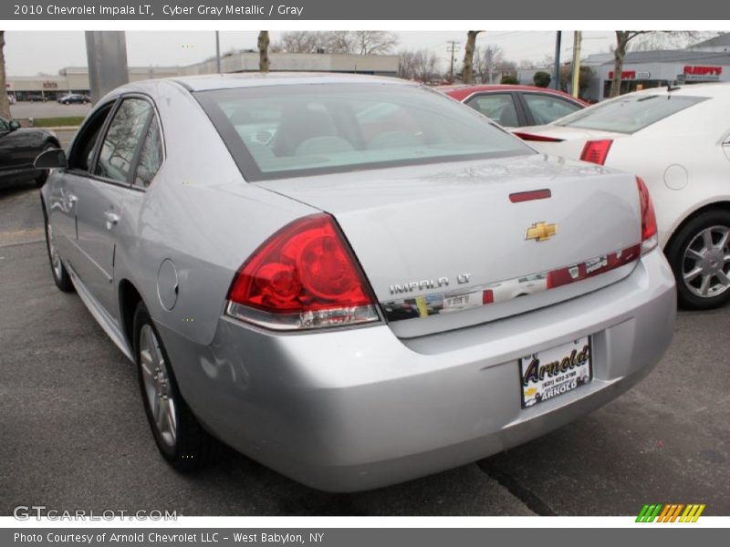 Cyber Gray Metallic / Gray 2010 Chevrolet Impala LT