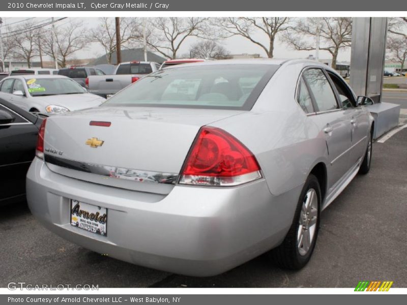 Cyber Gray Metallic / Gray 2010 Chevrolet Impala LT