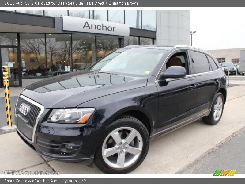 Deep Sea Blue Pearl Effect / Cinnamon Brown 2011 Audi Q5 2.0T quattro