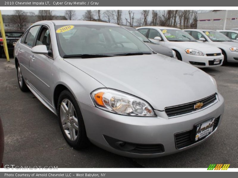 Cyber Gray Metallic / Gray 2010 Chevrolet Impala LT