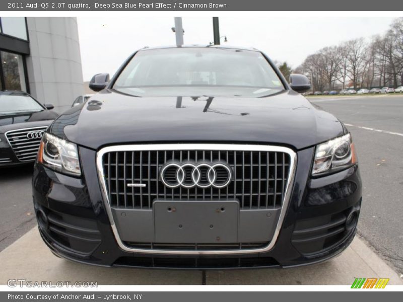 Deep Sea Blue Pearl Effect / Cinnamon Brown 2011 Audi Q5 2.0T quattro
