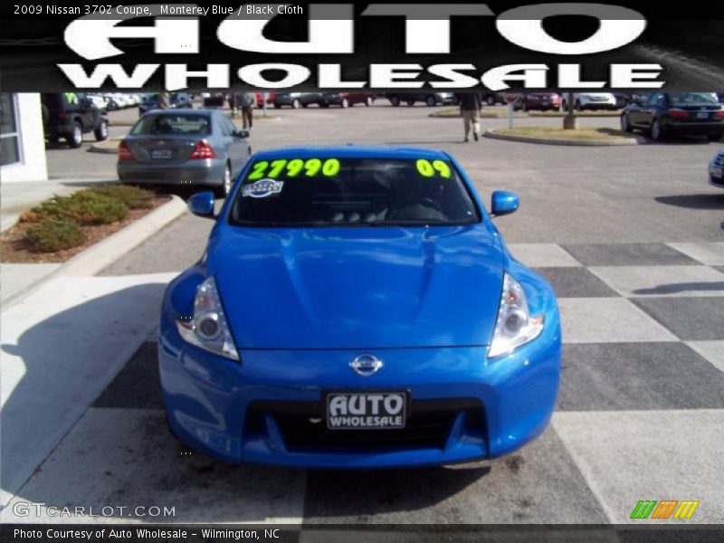Monterey Blue / Black Cloth 2009 Nissan 370Z Coupe