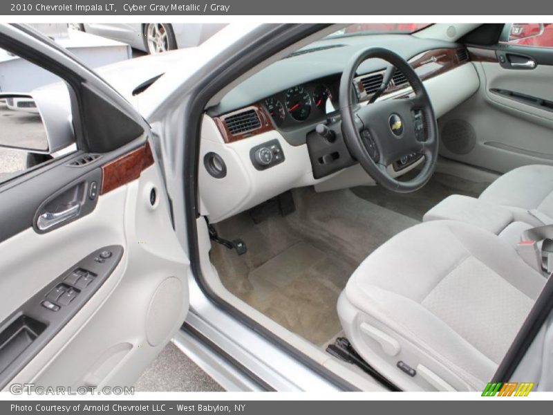 Cyber Gray Metallic / Gray 2010 Chevrolet Impala LT