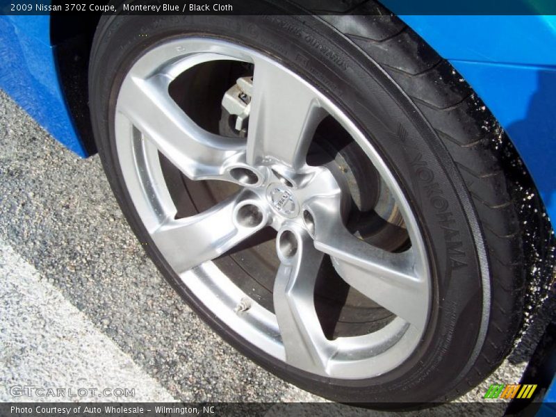 Monterey Blue / Black Cloth 2009 Nissan 370Z Coupe
