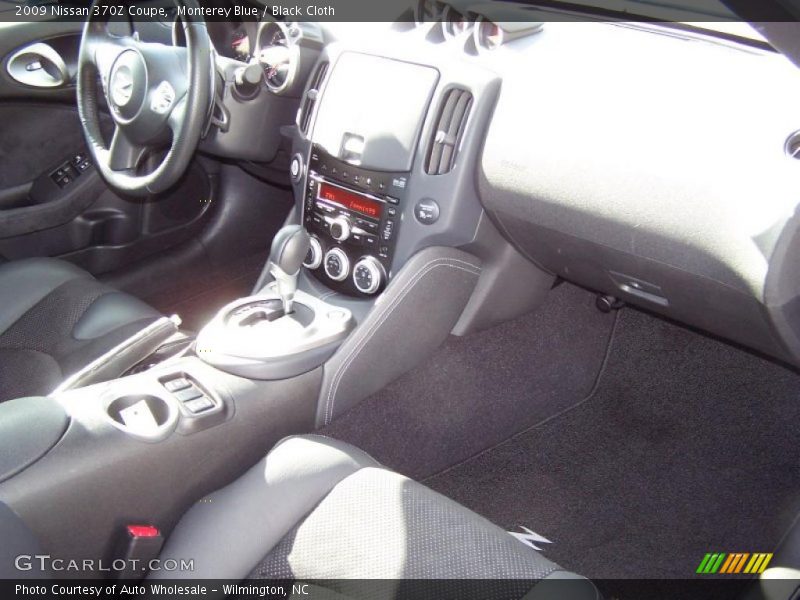 Monterey Blue / Black Cloth 2009 Nissan 370Z Coupe