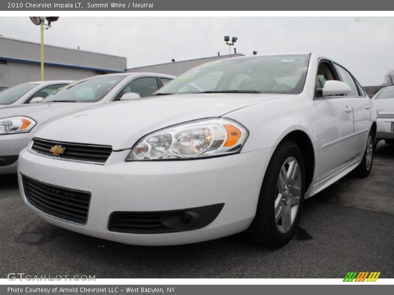 Summit White / Neutral 2010 Chevrolet Impala LT