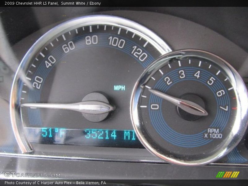 Summit White / Ebony 2009 Chevrolet HHR LS Panel