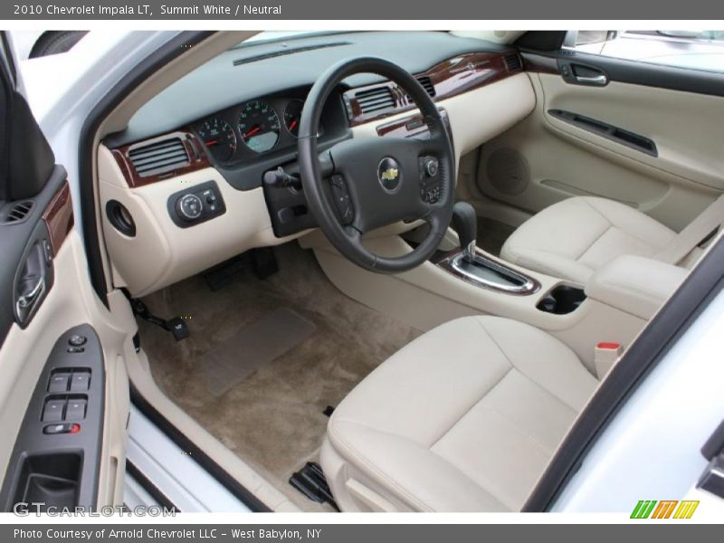 Summit White / Neutral 2010 Chevrolet Impala LT