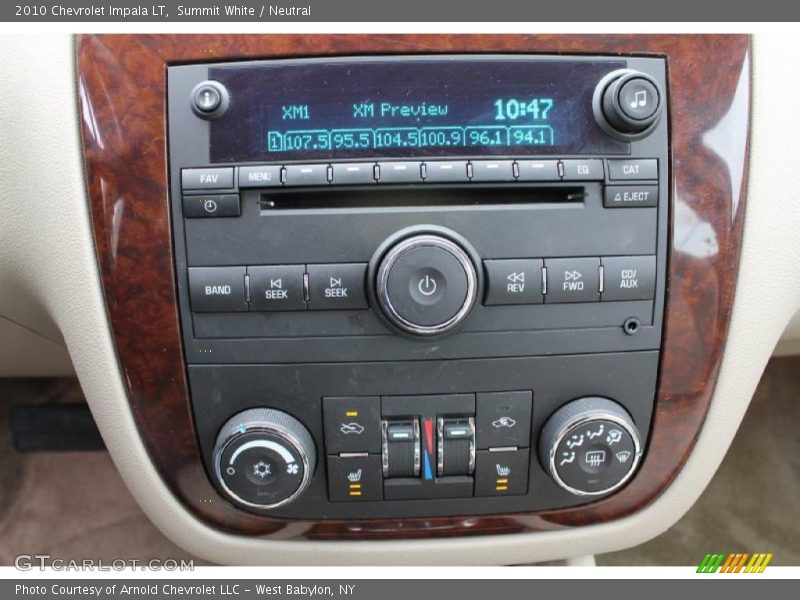 Summit White / Neutral 2010 Chevrolet Impala LT