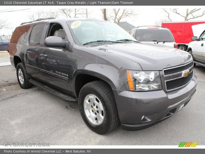 Taupe Gray Metallic / Light Titanium/Dark Titanium 2010 Chevrolet Suburban LT 4x4