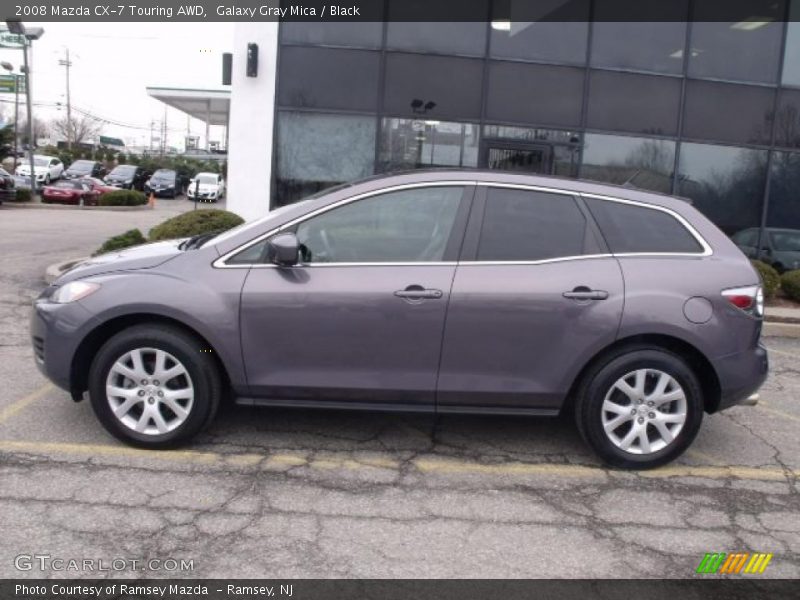 Galaxy Gray Mica / Black 2008 Mazda CX-7 Touring AWD