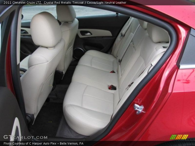 Crystal Red Metallic Tintcoat / Cocoa/Light Neutral Leather 2011 Chevrolet Cruze LTZ