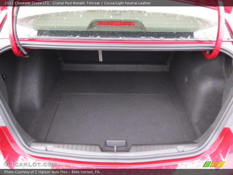 Crystal Red Metallic Tintcoat / Cocoa/Light Neutral Leather 2011 Chevrolet Cruze LTZ