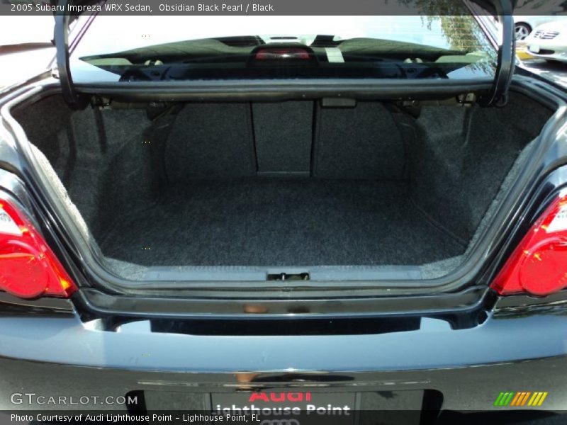 Obsidian Black Pearl / Black 2005 Subaru Impreza WRX Sedan