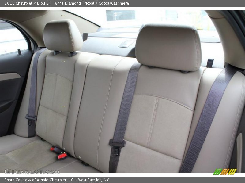 White Diamond Tricoat / Cocoa/Cashmere 2011 Chevrolet Malibu LT