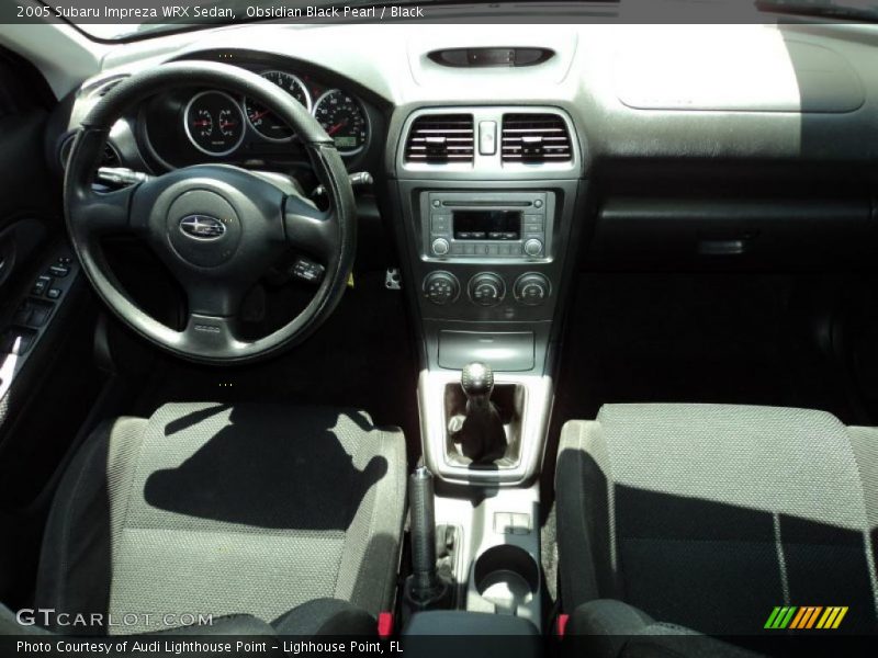Obsidian Black Pearl / Black 2005 Subaru Impreza WRX Sedan