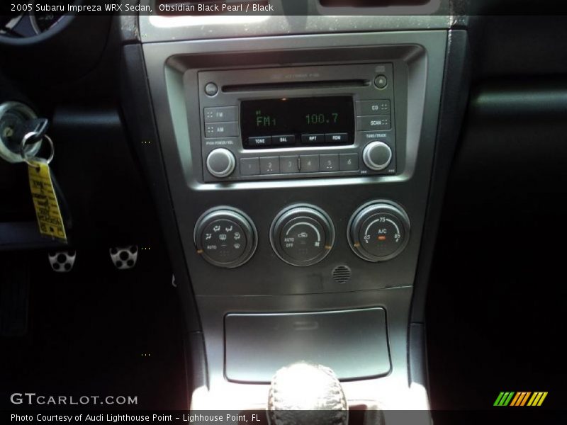 Obsidian Black Pearl / Black 2005 Subaru Impreza WRX Sedan