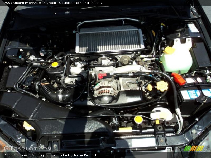 Obsidian Black Pearl / Black 2005 Subaru Impreza WRX Sedan