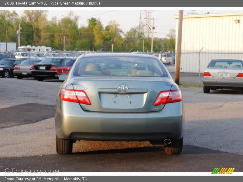 Aloe Green Metallic / Bisque 2009 Toyota Camry XLE