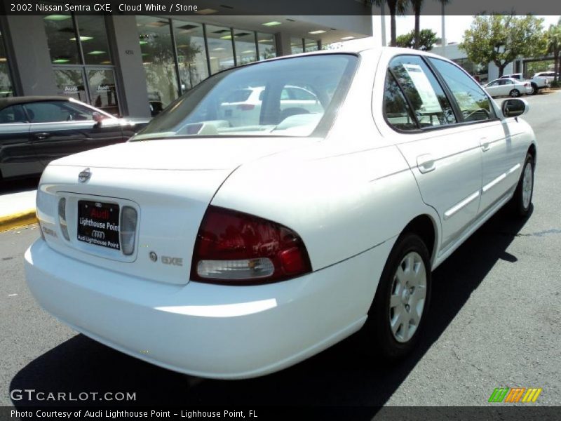 Cloud White / Stone 2002 Nissan Sentra GXE