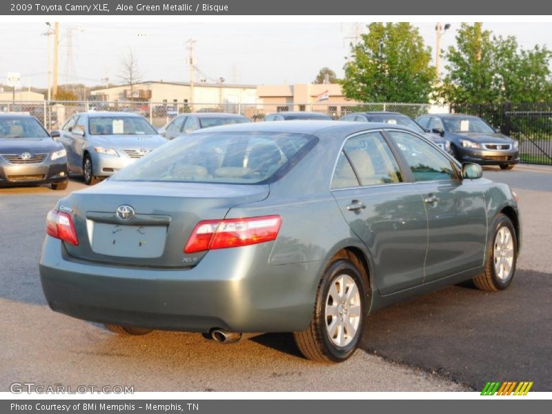 Aloe Green Metallic / Bisque 2009 Toyota Camry XLE