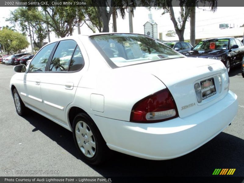 Cloud White / Stone 2002 Nissan Sentra GXE