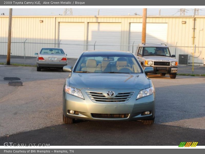 Aloe Green Metallic / Bisque 2009 Toyota Camry XLE