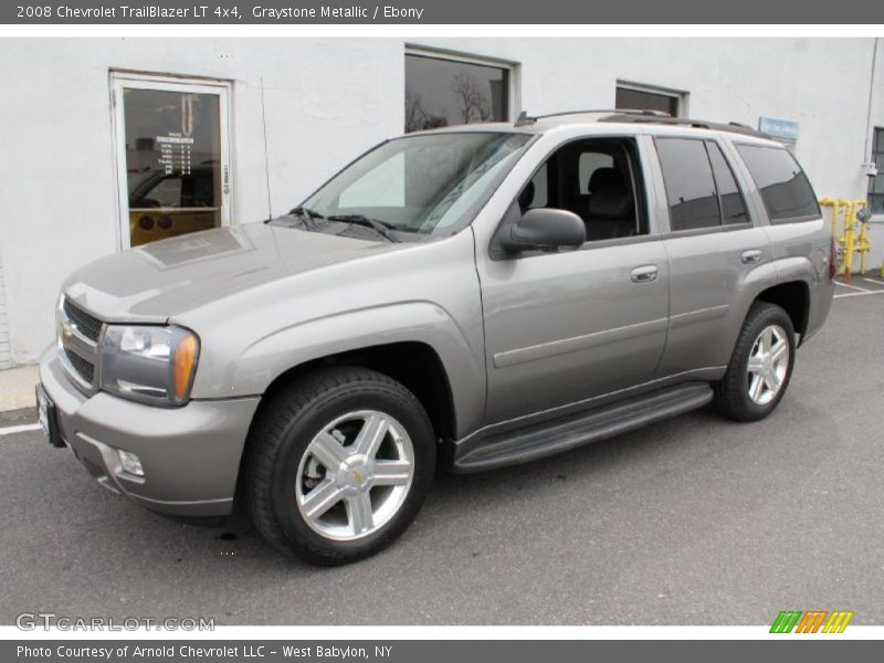 Graystone Metallic / Ebony 2008 Chevrolet TrailBlazer LT 4x4