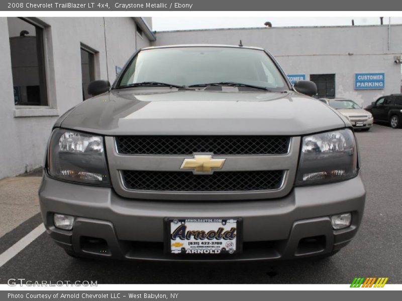 Graystone Metallic / Ebony 2008 Chevrolet TrailBlazer LT 4x4