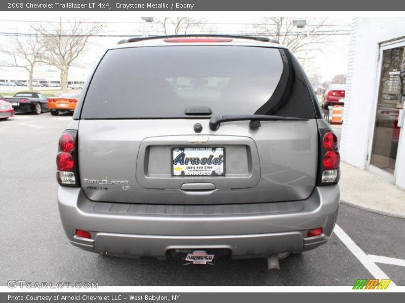 Graystone Metallic / Ebony 2008 Chevrolet TrailBlazer LT 4x4