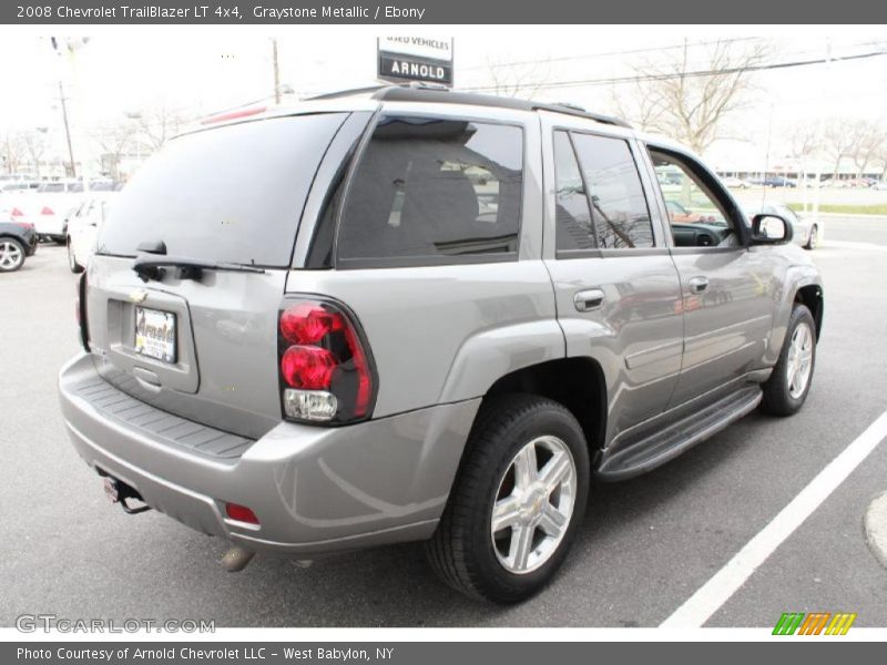 Graystone Metallic / Ebony 2008 Chevrolet TrailBlazer LT 4x4