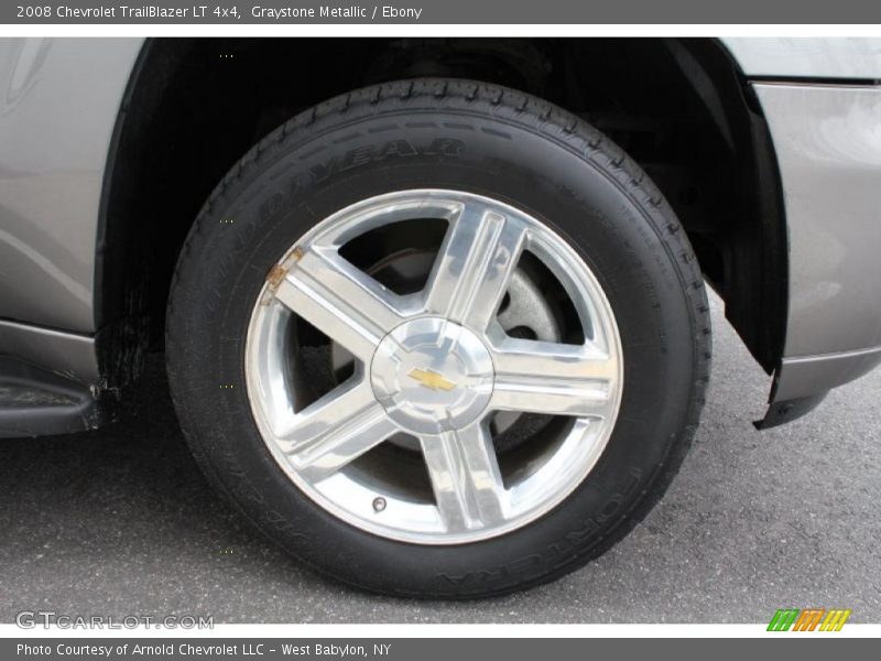 Graystone Metallic / Ebony 2008 Chevrolet TrailBlazer LT 4x4