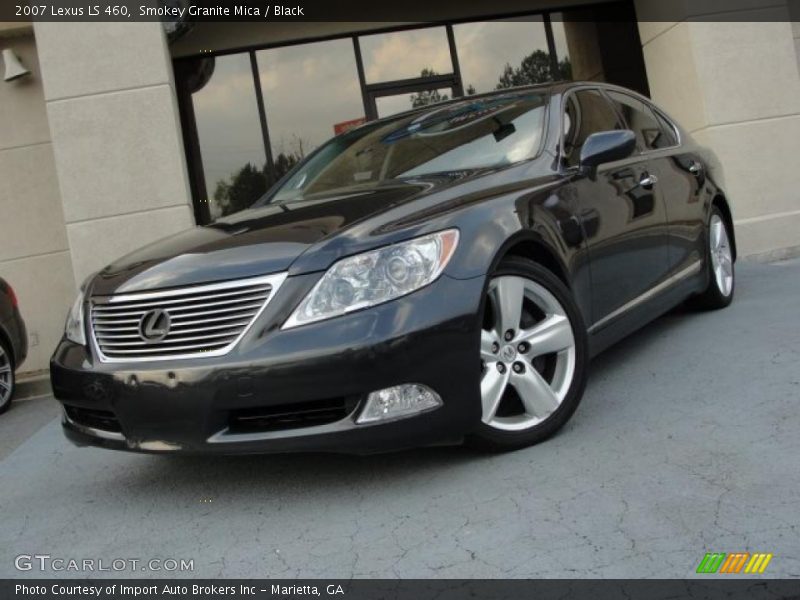 Smokey Granite Mica / Black 2007 Lexus LS 460