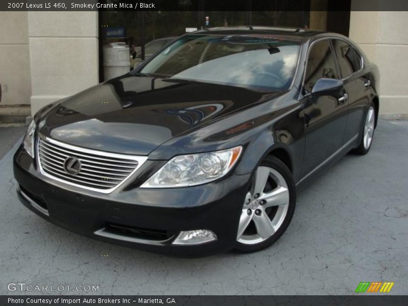 Smokey Granite Mica / Black 2007 Lexus LS 460