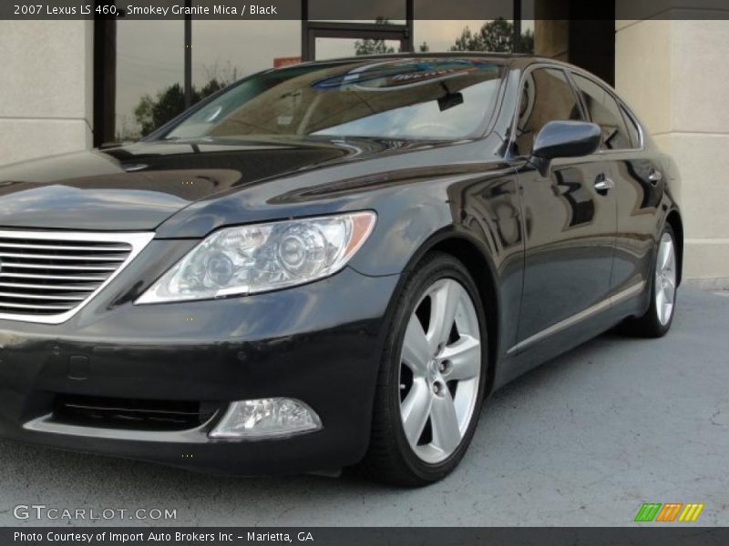 Smokey Granite Mica / Black 2007 Lexus LS 460