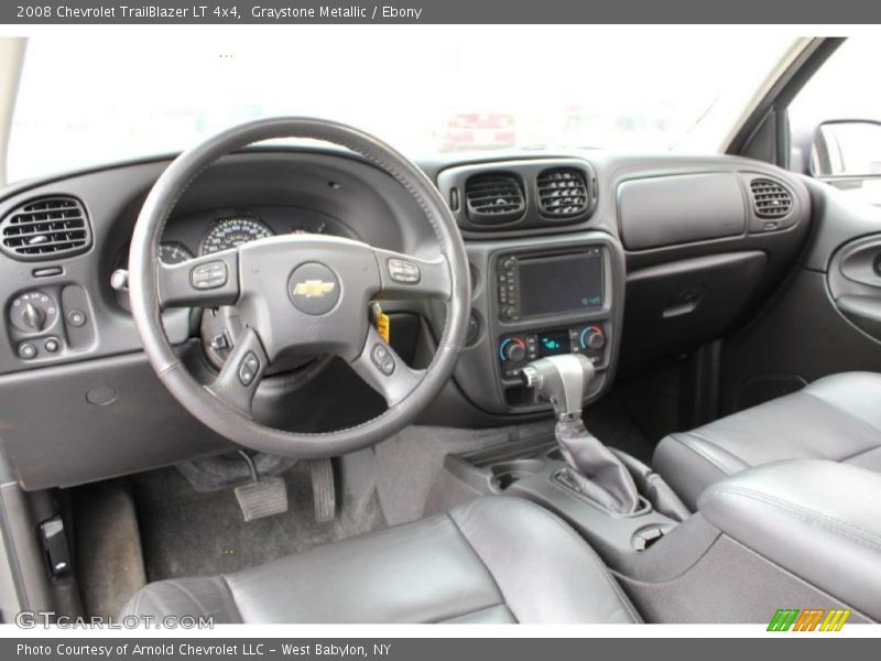 Graystone Metallic / Ebony 2008 Chevrolet TrailBlazer LT 4x4
