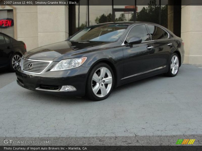 Smokey Granite Mica / Black 2007 Lexus LS 460