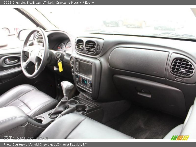 Graystone Metallic / Ebony 2008 Chevrolet TrailBlazer LT 4x4