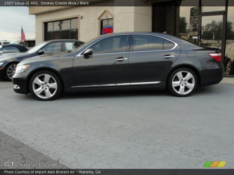 Smokey Granite Mica / Black 2007 Lexus LS 460