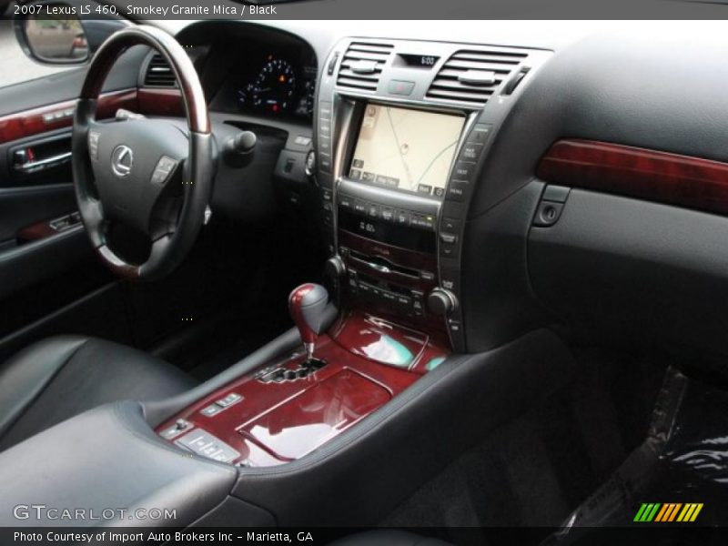 Smokey Granite Mica / Black 2007 Lexus LS 460