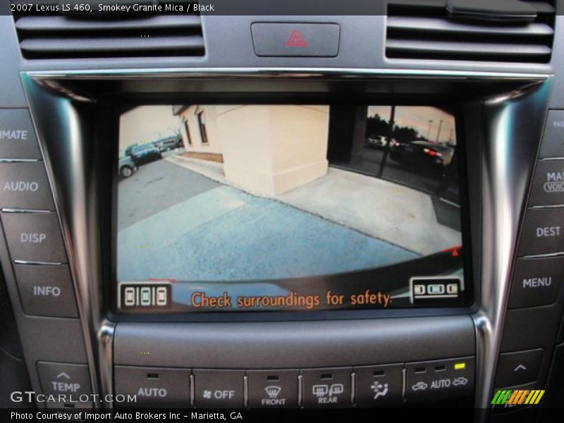 Smokey Granite Mica / Black 2007 Lexus LS 460