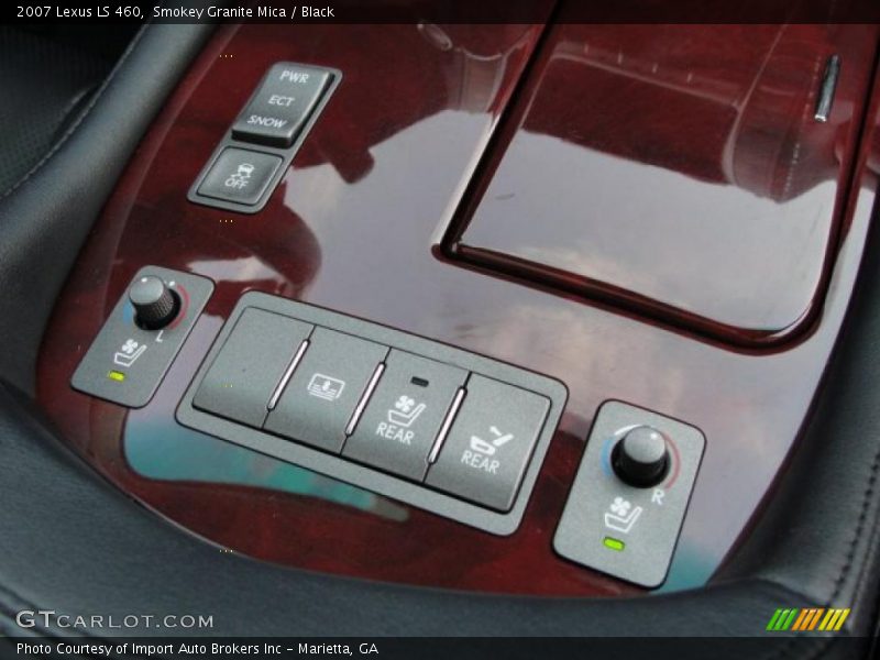 Smokey Granite Mica / Black 2007 Lexus LS 460