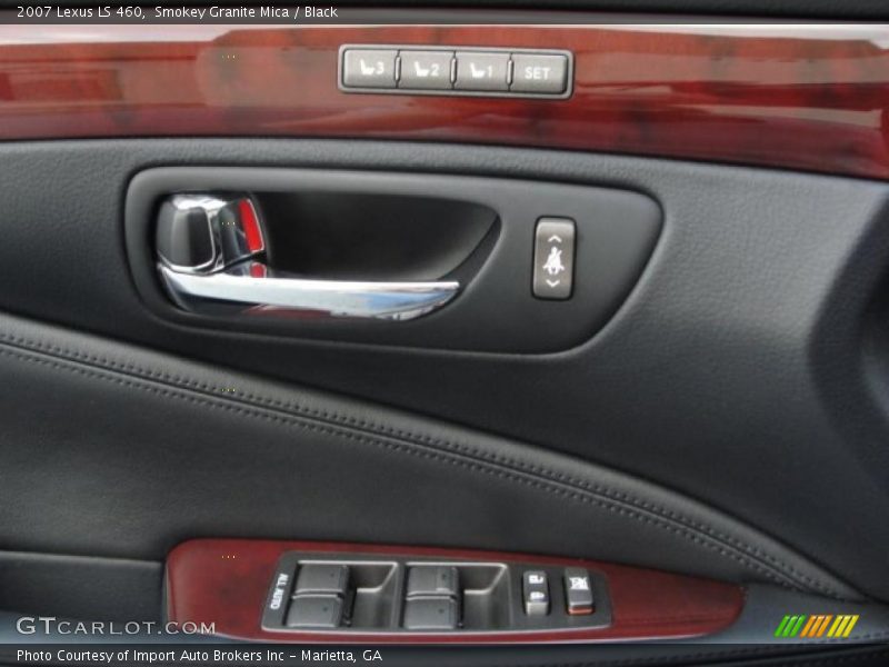 Smokey Granite Mica / Black 2007 Lexus LS 460