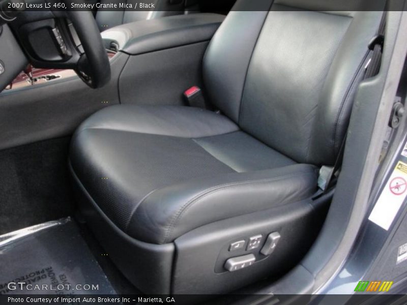 Smokey Granite Mica / Black 2007 Lexus LS 460