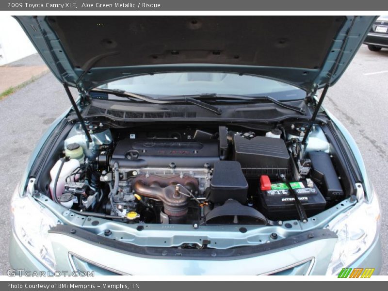 Aloe Green Metallic / Bisque 2009 Toyota Camry XLE