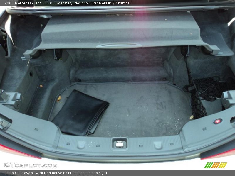 designo Silver Metallic / Charcoal 2003 Mercedes-Benz SL 500 Roadster