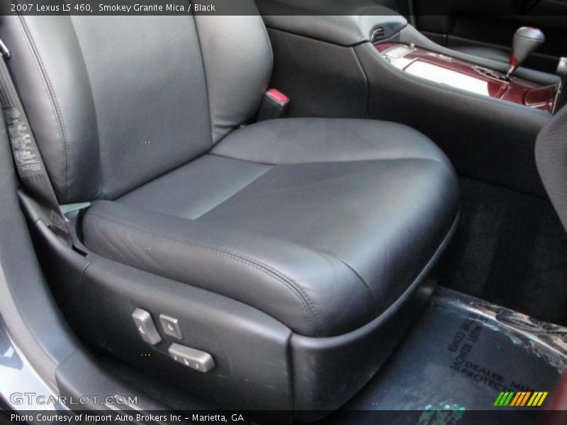 Smokey Granite Mica / Black 2007 Lexus LS 460
