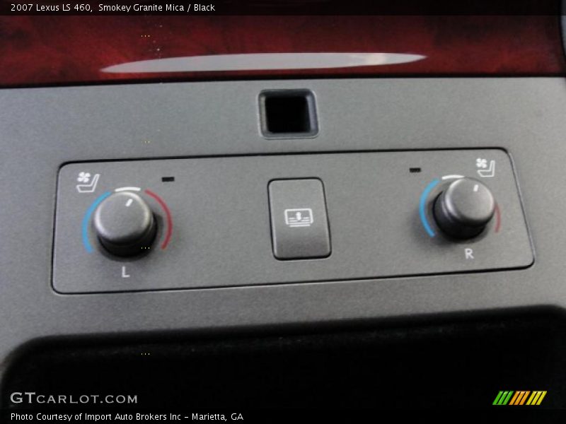Smokey Granite Mica / Black 2007 Lexus LS 460