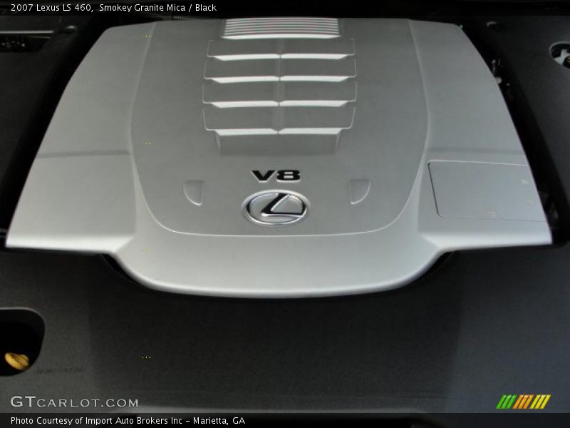 Smokey Granite Mica / Black 2007 Lexus LS 460